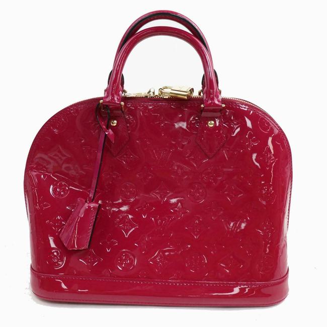 Louis Vuitton Alma Hand Pm Rose Vernis Shc7 10266 Tote