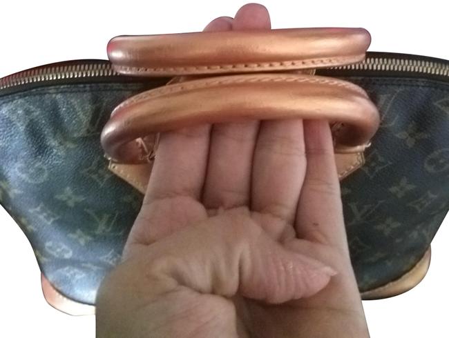 Louis Vuitton Alma Pm Brown and Rose Gold Monogram Canvas Tote