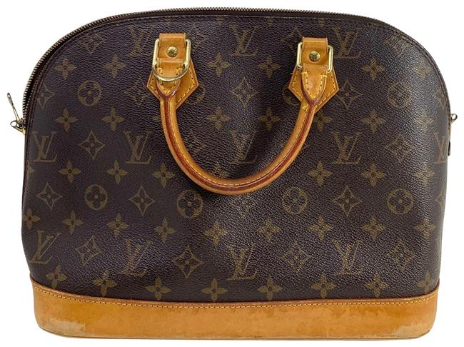 Louis Vuitton Alma Pm Brown Monogram Canvas Tote