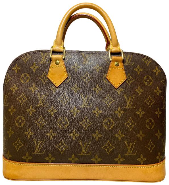 Louis Vuitton Alma Pm Handbag Monogram Canvas Satchel