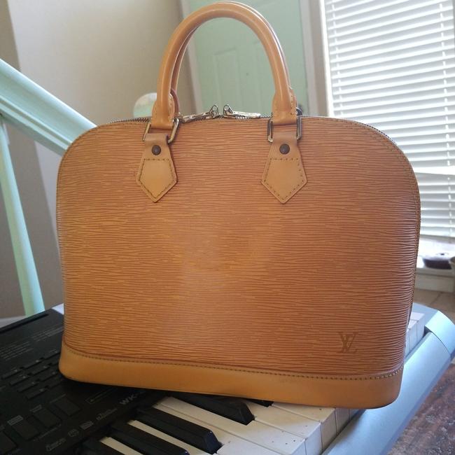 Louis Vuitton Alma Pm Leather Satchel