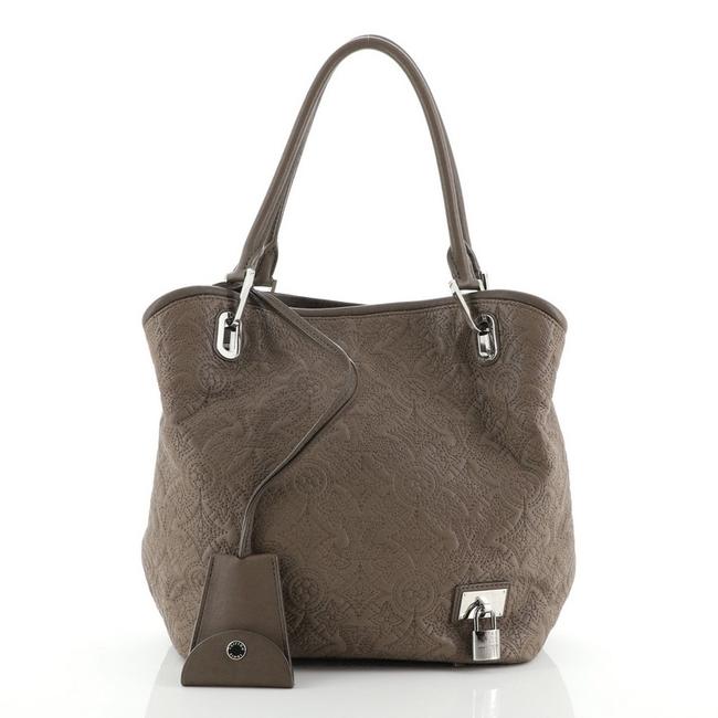 Louis Vuitton Antheia Lilia Handbag Pm Neutral Leather Tote