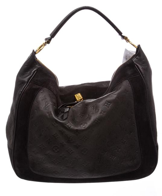 Louis Vuitton Audacieuse Navy Blue Empreinte 493444 Hobo Bag