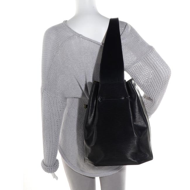 Louis Vuitton Backpack Noir Sac A Dos Sling 872377 Black Epi Leather Hobo Bag