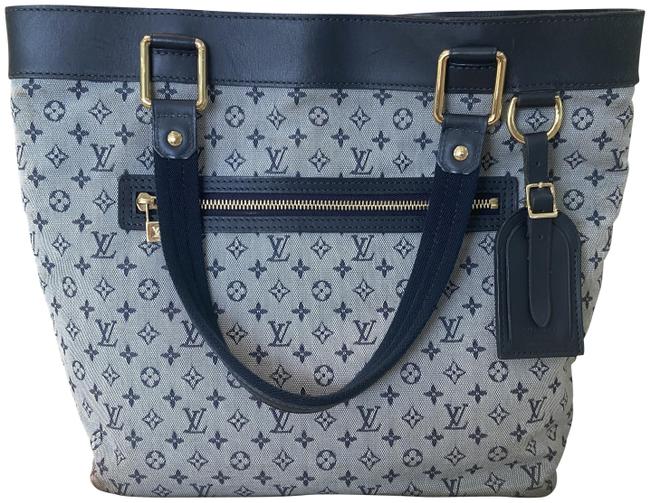 Louis Vuitton Bag Lucille Gm Denim Monogram Tote