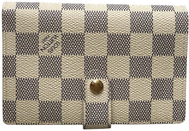 Louis Vuitton Beige Damier Azur French Purse Wallet