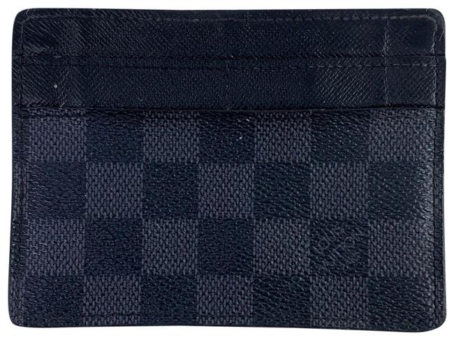 Louis Vuitton Black Damier Ebene Cardholder Wallet