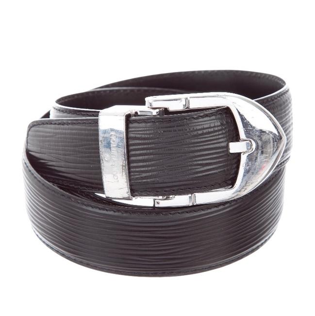 Louis Vuitton Black Epi Classique Belt