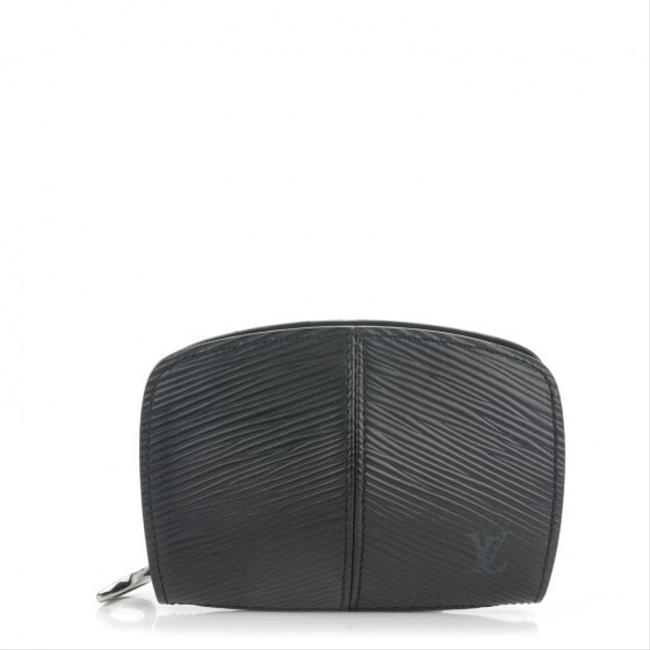 Louis Vuitton Black Epi Demi Lune Coin Purse Epi Z Portefeuille Wallet