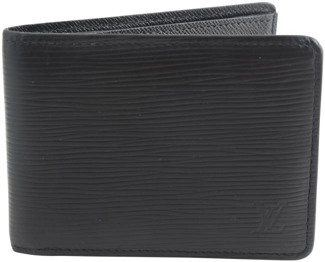 Louis Vuitton Black Epi Leather Slender Wallet