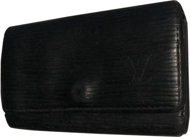 Louis Vuitton Black Key Holder #199 Wallet