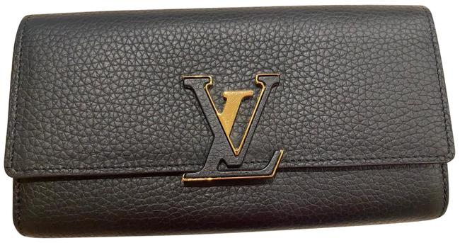 Louis Vuitton Black Long Wallet