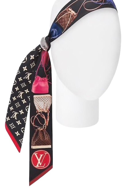 Louis Vuitton Black Tribute To Noe Bb Bandeau Scarf Wrap