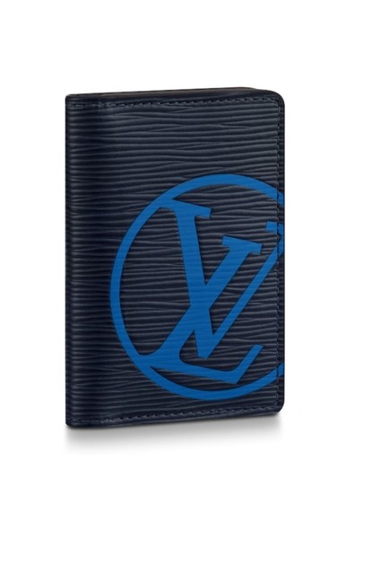 Louis Vuitton Bleu Marine Pocket Organizer Men Wallet