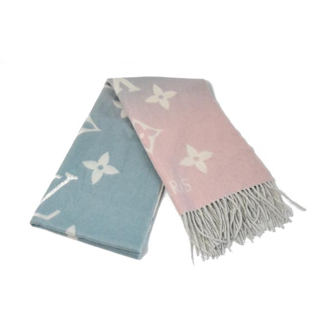 Louis Vuitton Bleu Rose Reykjavik Gradient Scarf Wrap