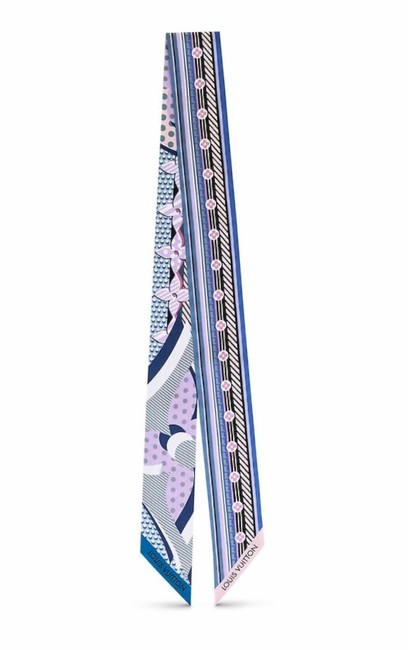 Louis Vuitton Bleuet Pop Lv Bb Bandeau Scarf Wrap