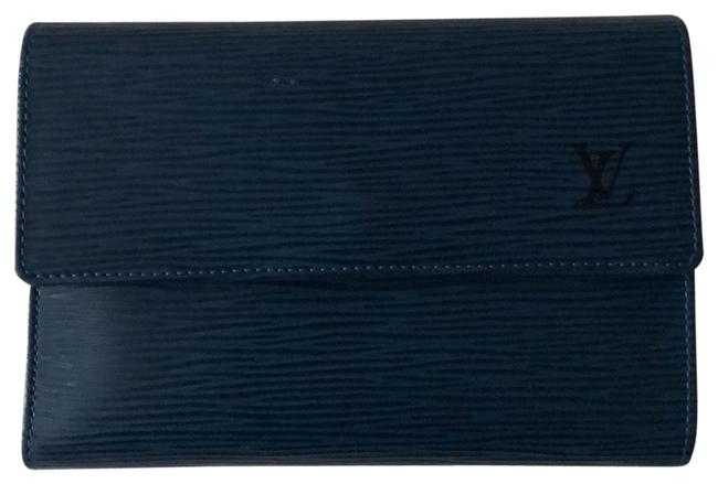 Louis Vuitton Blue Leather Wallet