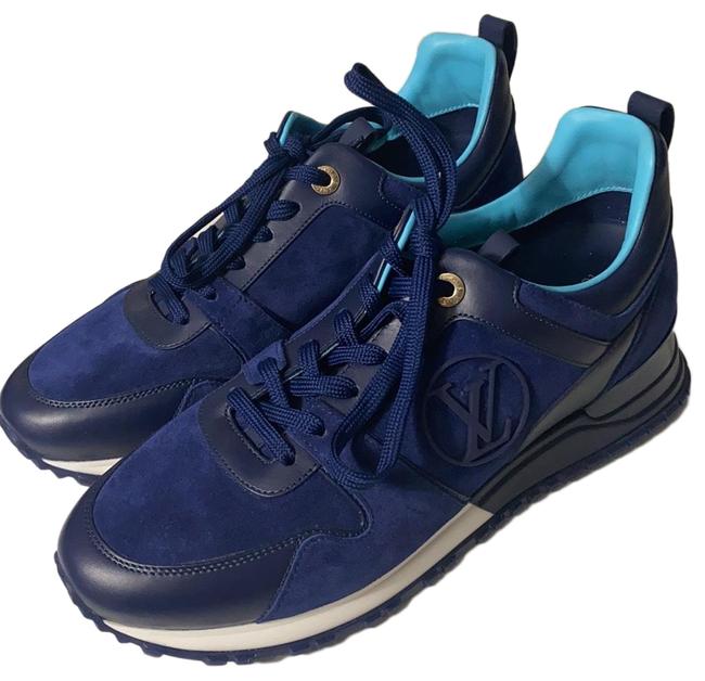 Louis Vuitton Blue Run Away Sneakers Size EU 39.5 Approx. US 9.5 Regular M, B