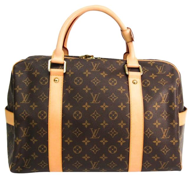 Louis Vuitton Boston Bag Carryall M40074 Unisex Monogram Satchel