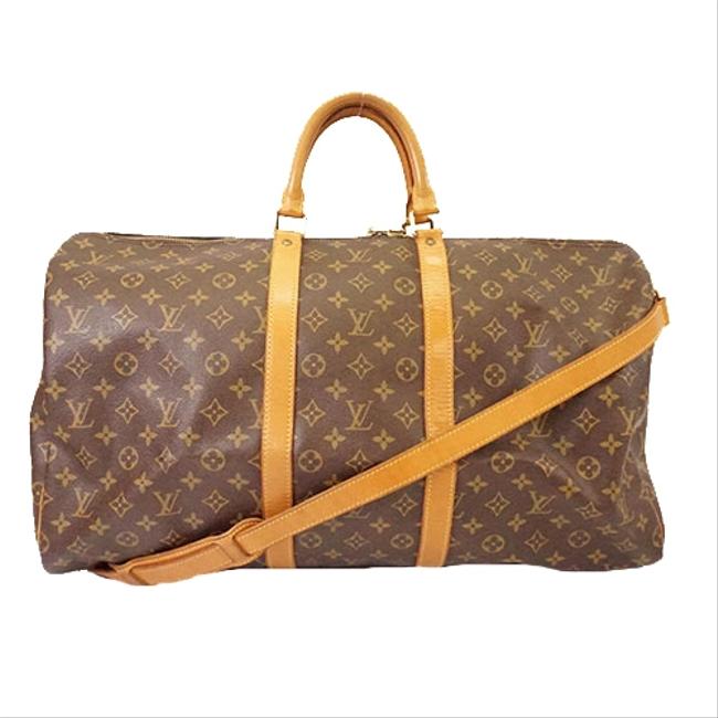 Louis Vuitton Boston Bag M41414 Men Women Unisex Monogram Satchel