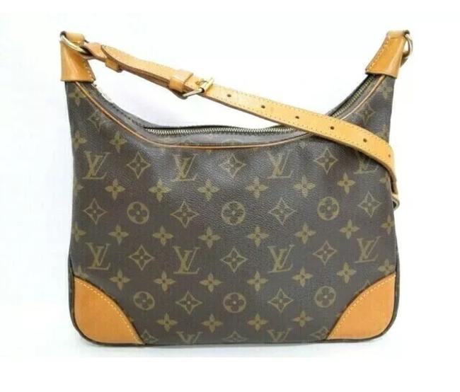 Louis Vuitton Boulogne 30 Monogram Canvas Hobo Bag