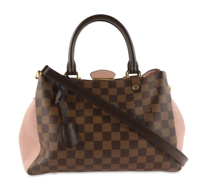 Louis Vuitton Brittany Brown Monogram Canvas Satchel