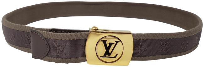 Louis Vuitton Brown Canvas Lv Monogram Fortune Belt