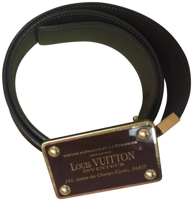Louis Vuitton Brown Inventeur Damier 35mm Reversible Belt