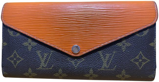 Louis Vuitton Brown Long Josephine Sarah Epi Wallet