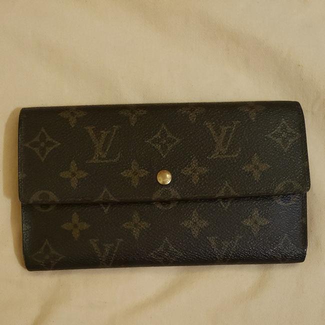 Louis Vuitton Brown Long Monogram International Wallet