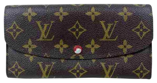 Louis Vuitton Brown Long Portefeuille Emilie #6051l19 Wallet