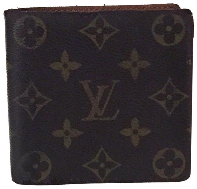 Louis Vuitton Brown Lv Monogram Bifold Canvas Wallet
