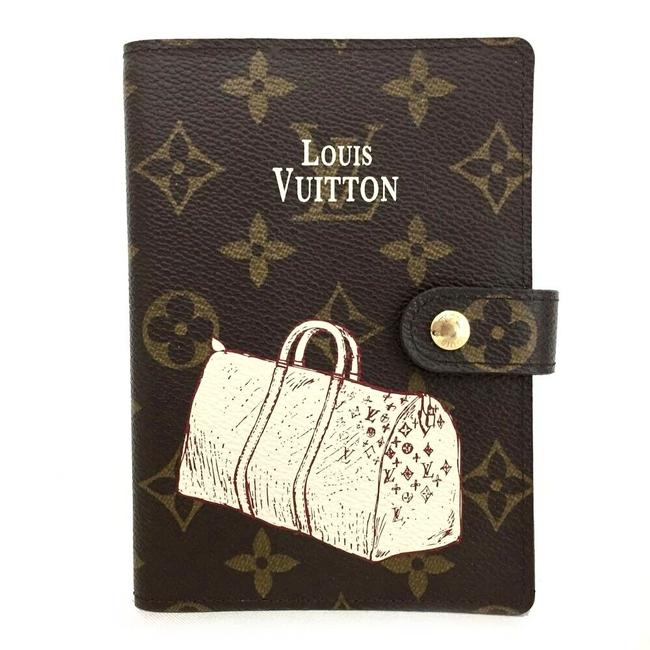 Louis Vuitton Brown Monogram Graphic Agenda Cover Wallet