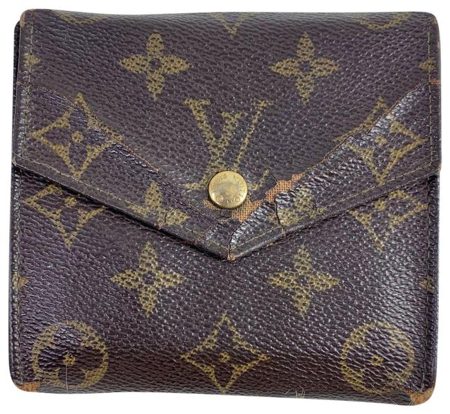 Louis Vuitton Brown Monogram Mgew0020 Wallet