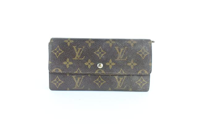 Louis Vuitton Brown Tresor Porte Monogram Sarah Bifold 230670 Wallet