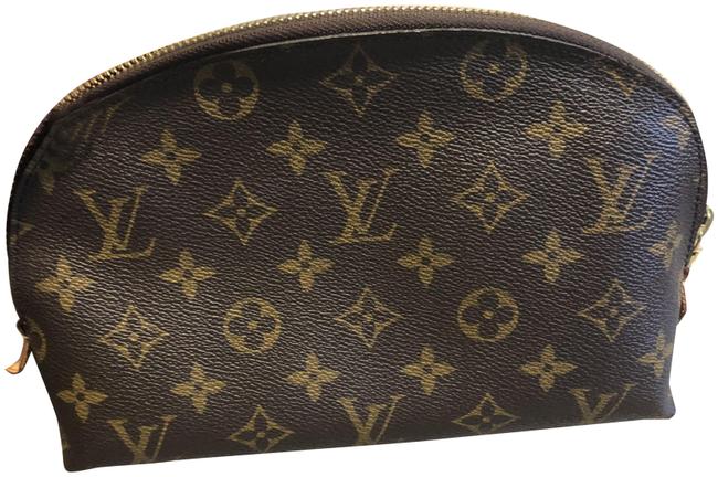 Louis Vuitton Brown Pouch Gm Cosmetic Bag