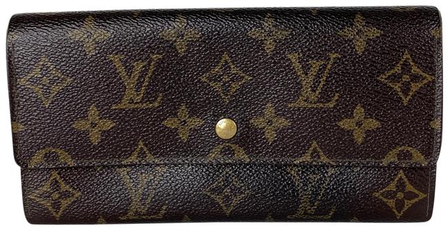 Louis Vuitton Brown Sarah Monogram Long 13lva62 Wallet