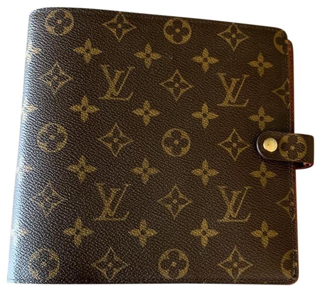 Louis Vuitton Brown Scrapbook Agenda Monogram Wallet