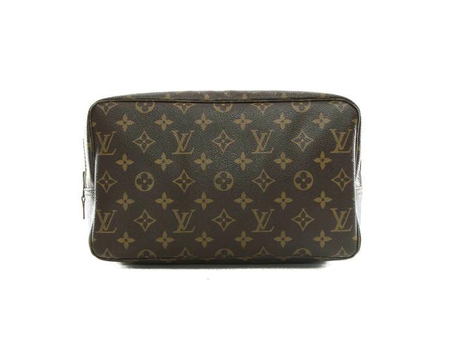 Louis Vuitton Brown Trousse Monogram Toilette 28 Cosmetic Bag