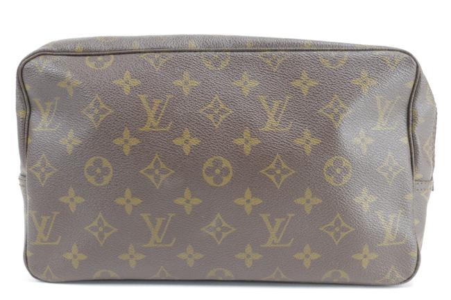 Louis Vuitton Brown Trousse Toilette 28 Monogram Cosmetic Bag 11lk0116 Wallet