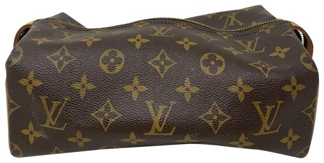 Louis Vuitton Brown Vanity Monogram Pouch Cosmetic Bag