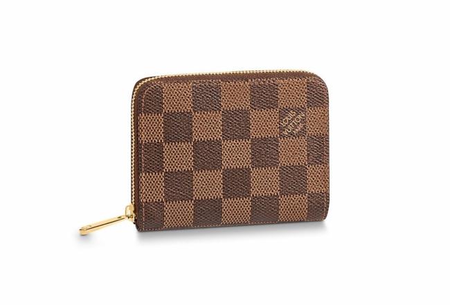 Louis Vuitton Brown Zippy Coin Purse Wallet