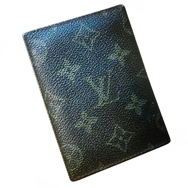 Louis Vuitton Brown Tan Monogram Lv Vintage Card Holder Wallet