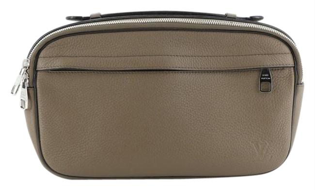 Louis Vuitton Bum bag Taurillon Brown Leather Clutch