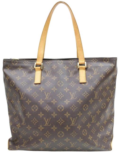 Louis Vuitton Cabas Mezzo Bag Brown Tote