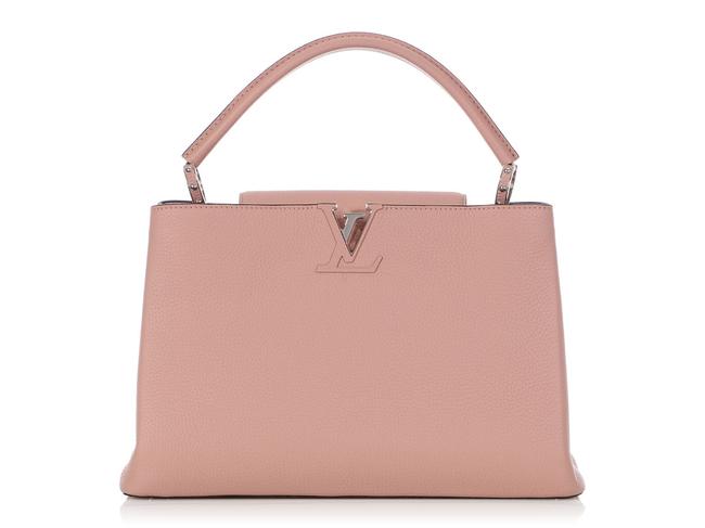 Louis Vuitton Capucines Magnolia Pink Taurillon Leather Satchel