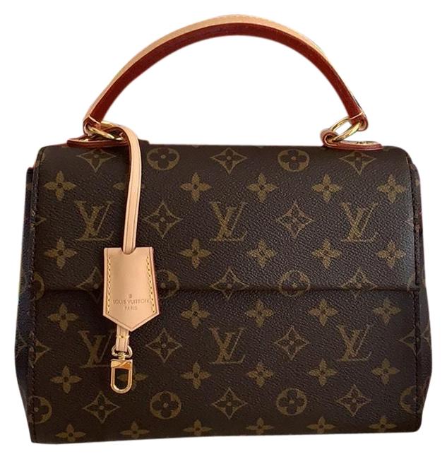 Louis Vuitton Cluny Bb Monogram Pink Coated Canvas Cross Body Bag