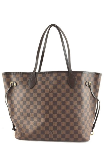 Louis Vuitton Damier Brown Leather Tote