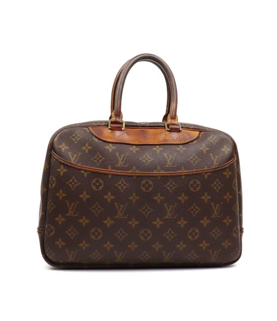 Louis Vuitton Deauville Bag Brown Monogram Canvas and Leather Tote