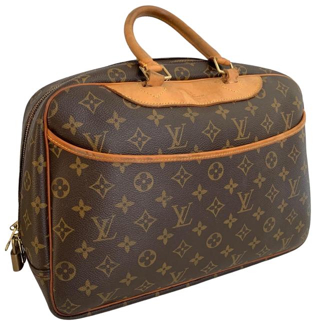 Louis Vuitton Deauville Coated Canvas Satchel